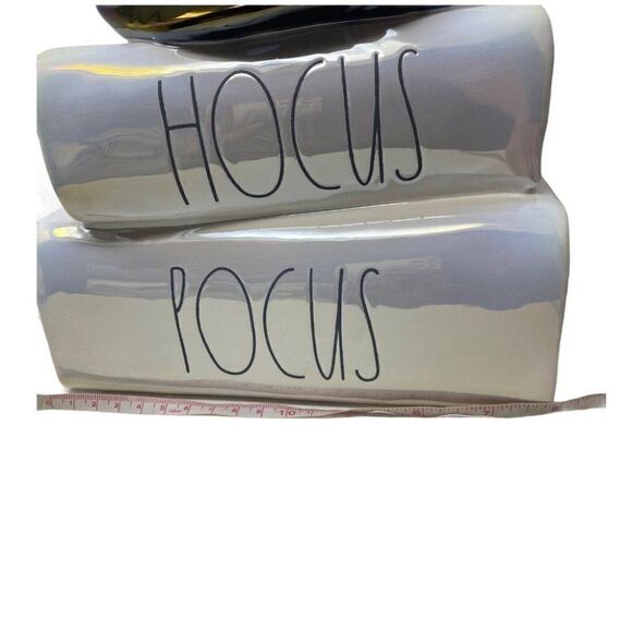 Rae Dunn HOCUS POCUS Halloween Witch Hat Iridescent Black Book Trick Treat Gift - Picture 7 of 8